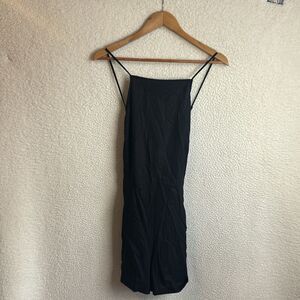 Open Edit‎ Square Neck Romper Womens Large Black